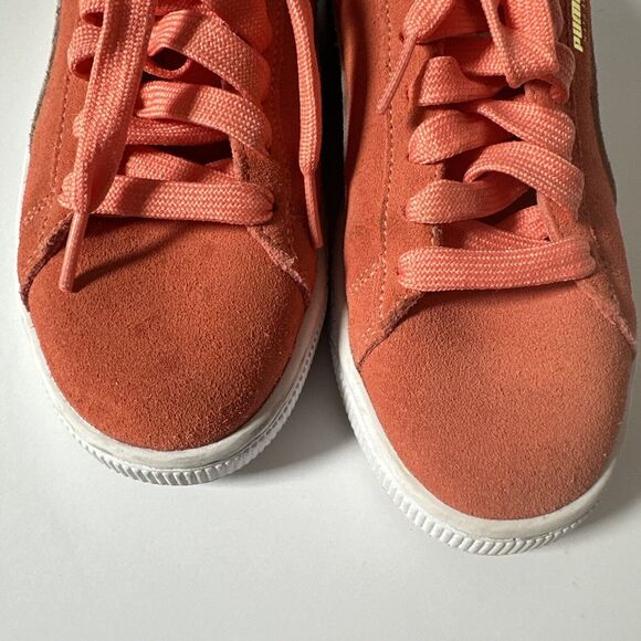 PUMA Suede Classic Coral Low Profile Lace-up Sneakers Tennis Shoes Womens 8 - Picture 7 of 11